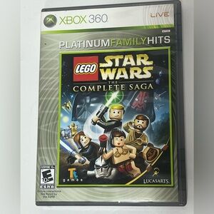 LEGO Star Wars The Complete Saga (Xbox 360, 2007) No Manual, Platinum Family Hit